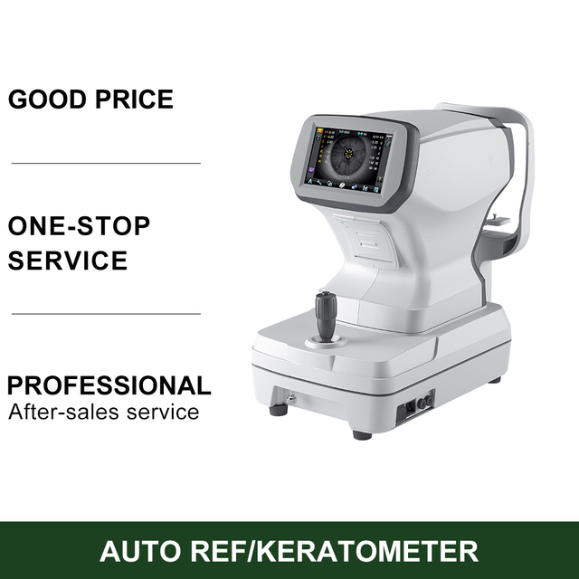 Electric 7 LCD Optical Eye Vision Test Equipment Queratometro AUTO Ref Autorefractor Keratometer Metal Refractometer