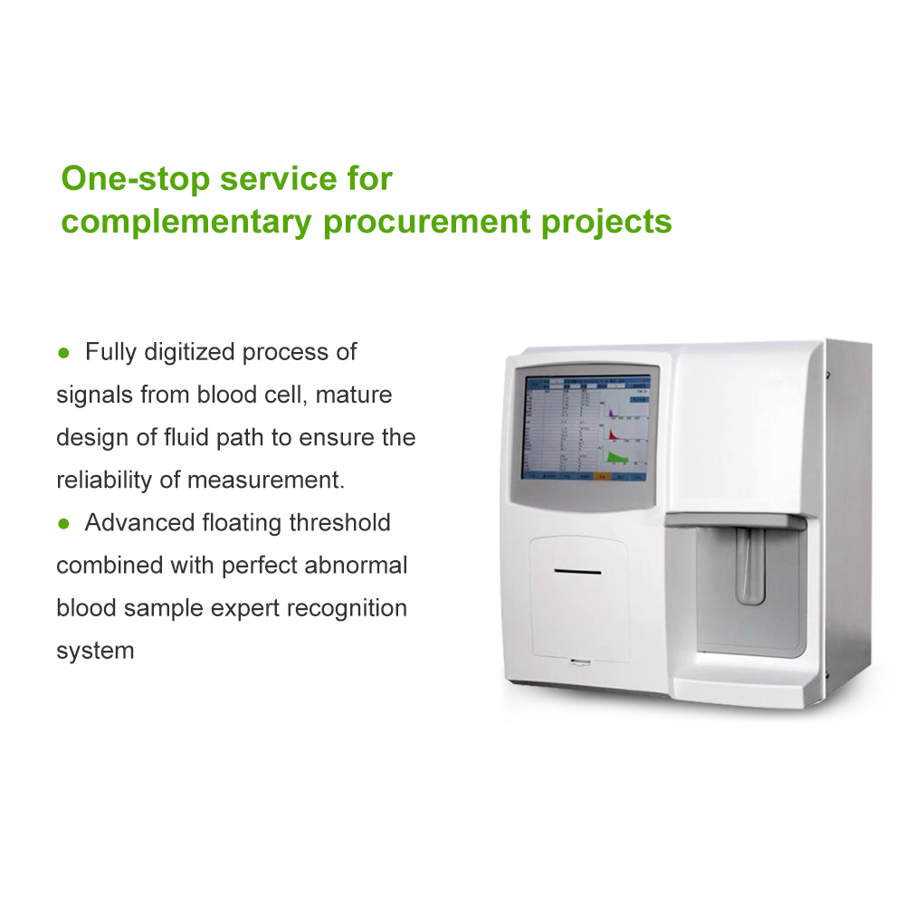 3 Part Fully Automatic Blood Analysis Machine Medical Laboratory Blood Testing Machine Automatic Hematology Analyzer