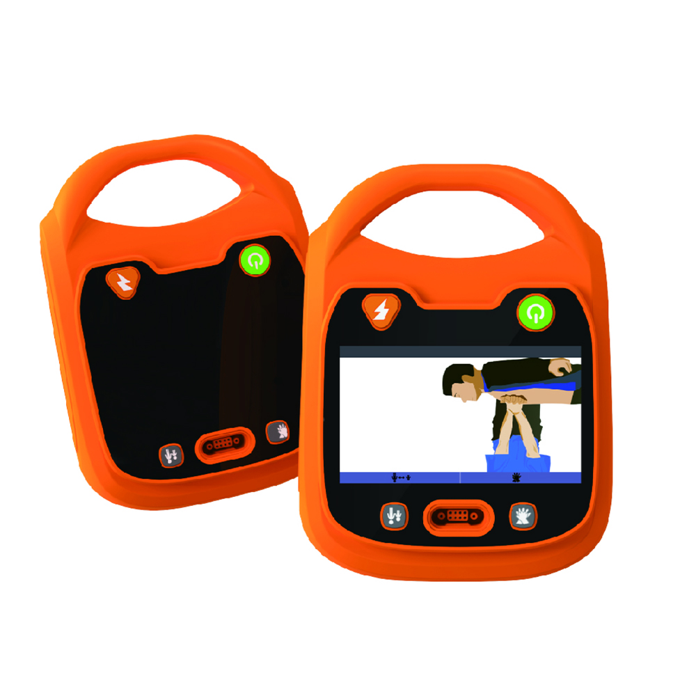 Portable ICU Cardiac AED Medical Defibrillator First-Aid Device Requiring Electricity