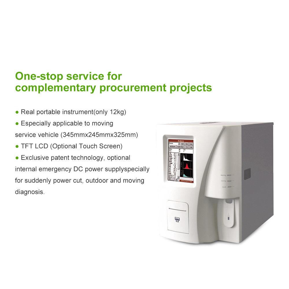 Auto Hematology Analyzer Veloc Blood Cell Counter Test Machine for Blood Analysis System