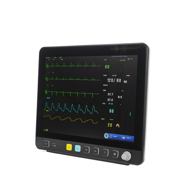 Hospital Grade Monitor Hospital Rambulance Equipment Cardiac Patient Vital Sign Monitor