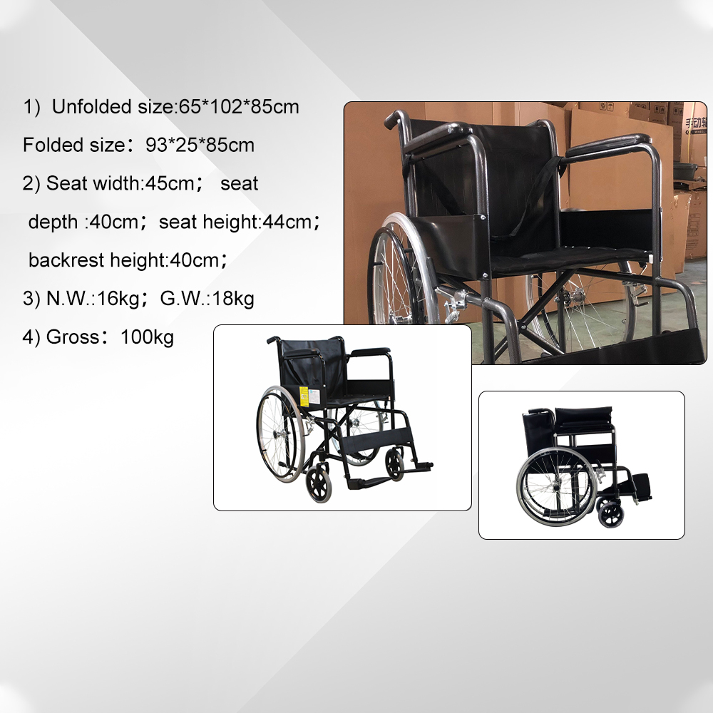 MAYAMED MY-R101 Medical RhabilitationTherapy Supplies Lightweight Aluminum Foldable Electric Wheelchair For Disability