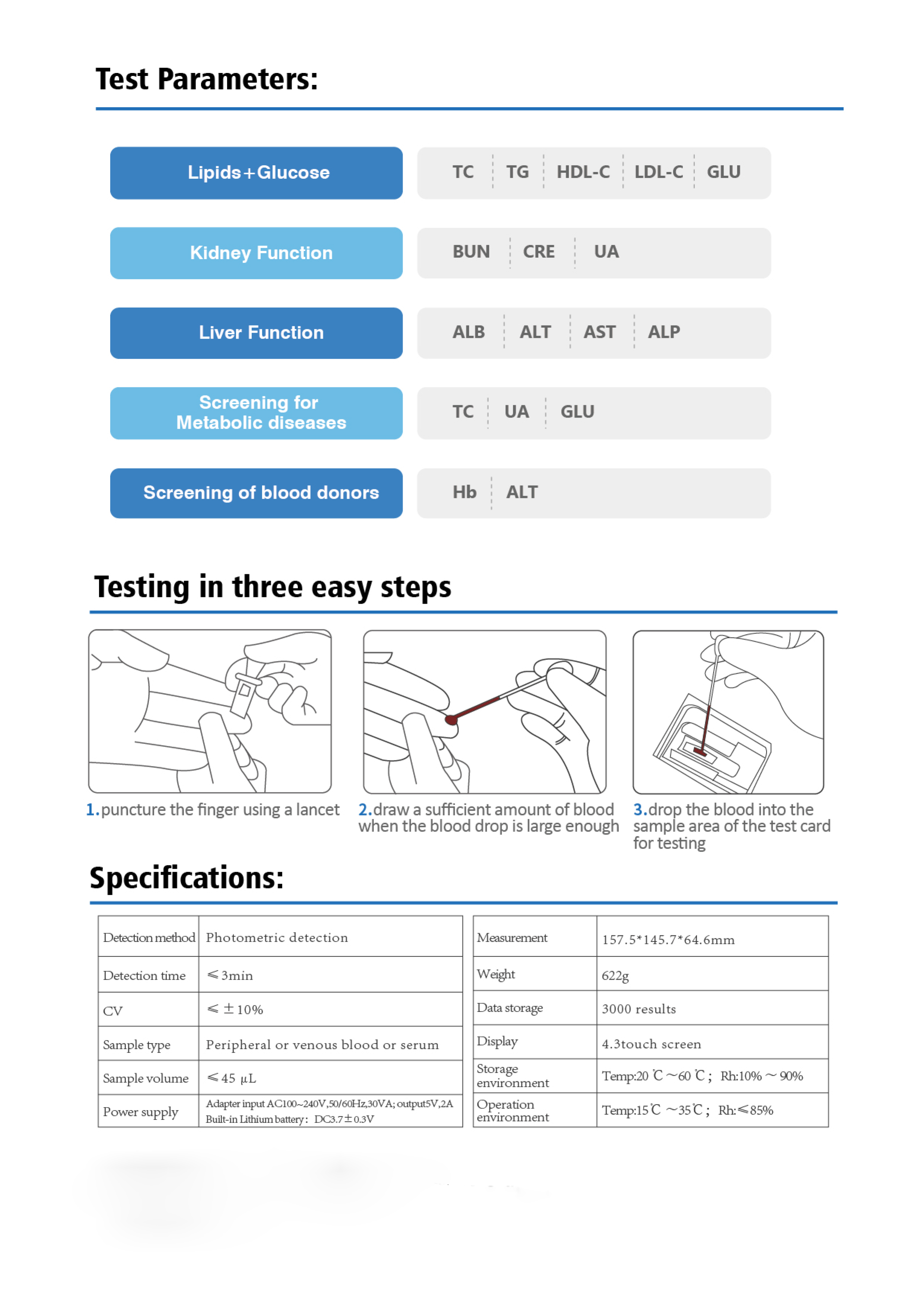 portable medical diagnostic equipment semi automated bio chemistry analyzer veterinary hematology analyzer