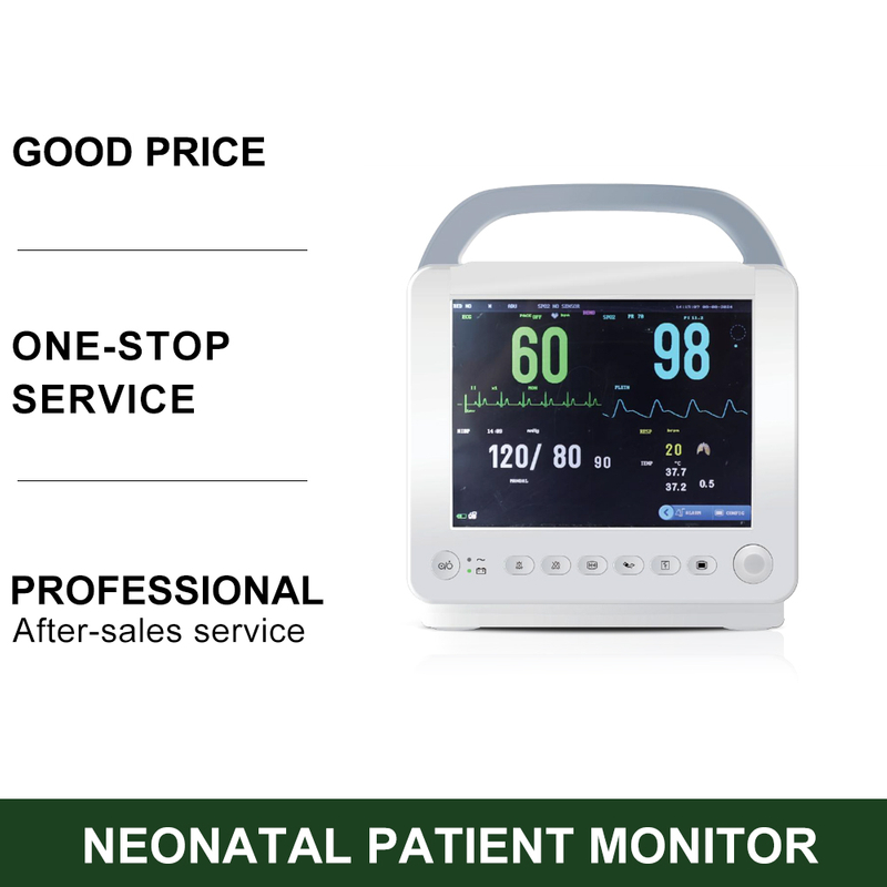 Hospital Equipment Operation Room ICU 12.1 Inch TFT-LCD Edisplay Multi-parameter Patient Monitor for Clinic