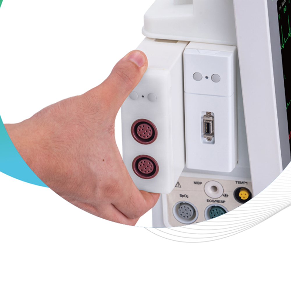 Electric ICU Patient Monitor TFT-LCD Multi-Parameter Operation Room Equipment for Hospital Clinics Durable Metal Construction