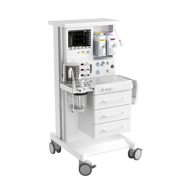 New Style Electric Metal Anesthesia Machine Essential Medical Equipment with Manual Power Source