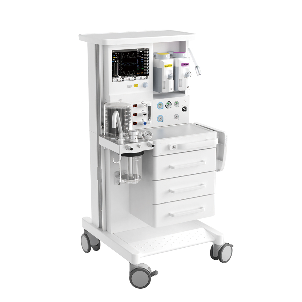 New Style Electric Metal Anesthesia Machine Essential Medical Equipment with Manual Power Source