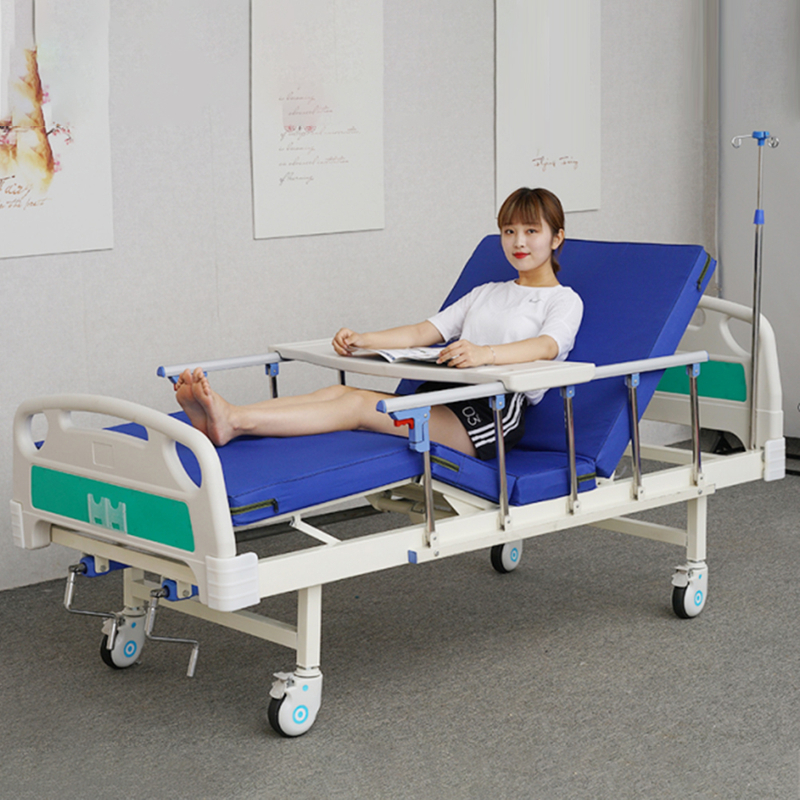 Health Care Products Manual Nursing Home Hospital Bed Steel Aluminum Alloy for Patient Care Nursing Bed Hospital Bed