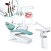  Luxury Dental Chair Set Dental Chair Unit Price Dental Clinic Open with Dental Scaler Compressor Curing Light