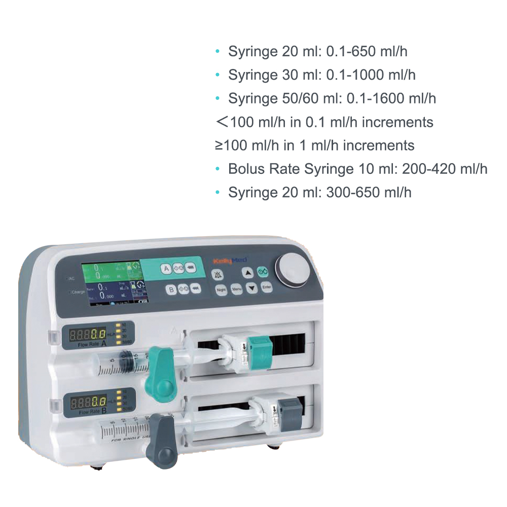 MAYAMED MY-G084B Hospital Medical 10 Level Occlusion Pressure Detection Adjustable Portable Syringe Infusion Pump