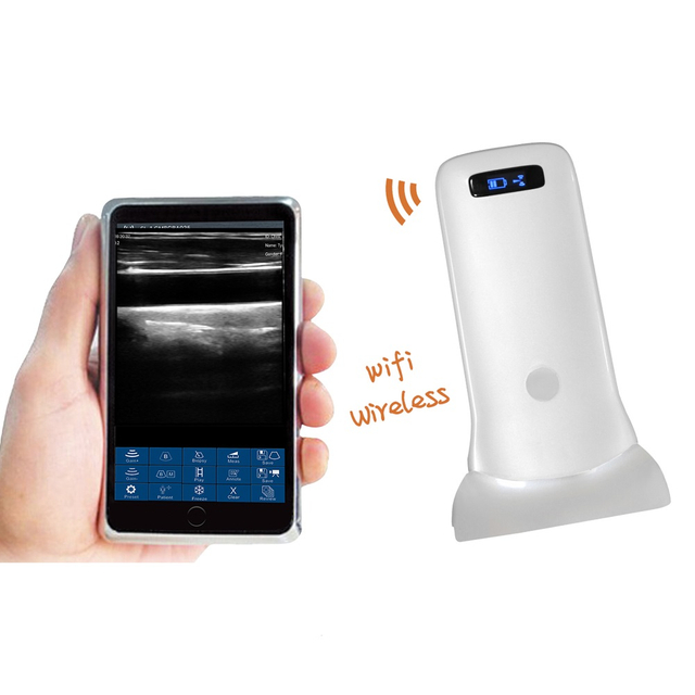 Medic Wifi Usb Convex Cheapest Konted Wireless Handheld Doppler Portable Ultrasound Scanner Probe for Ultrasound 3 in 1