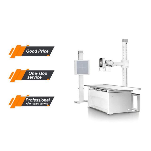 Electricity-Powered Metal X-Ray Machine for Medical Diagnostic Radiography Floor-Mounted Digital Radiography X Ray Machine