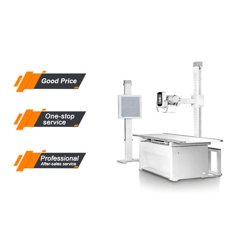 Electricity-Powered Metal X-Ray Machine for Medical Diagnostic Radiography Floor-Mounted Digital Radiography X Ray Machine