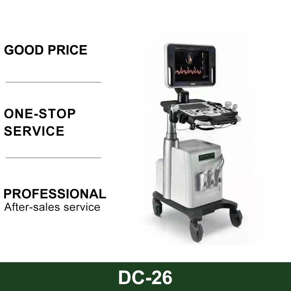 DC-26 Digital Ultrasound Therapy Machine with Convex Probe Electric Color Doppler Metal Construction