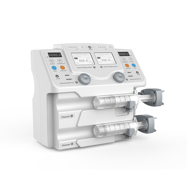 Dual Channel Medical Syringe Pump Oxygen Supply System Clinic Medical Equipment Infusion Nursing & Protective Instruments