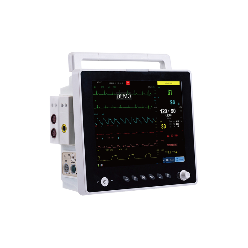 Electric ICU Patient Monitor TFT-LCD Multi-Parameter Operation Room Equipment for Hospital Clinics Durable Metal Construction