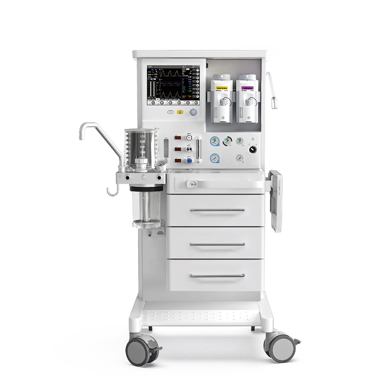 New Style Electric Metal Anesthesia Machine Essential Medical Equipment with Manual Power Source