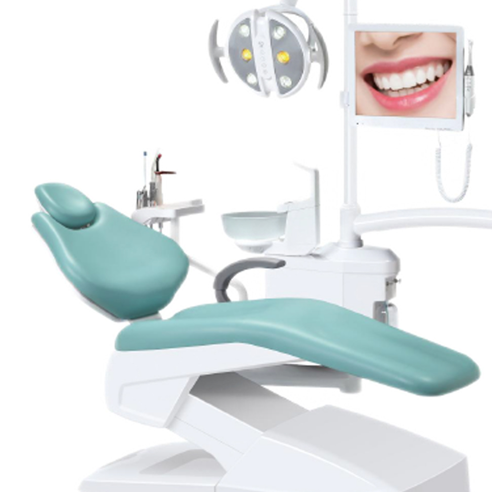  Luxury Dental Chair Set Dental Chair Unit Price Dental Clinic Open with Dental Scaler Compressor Curing Light