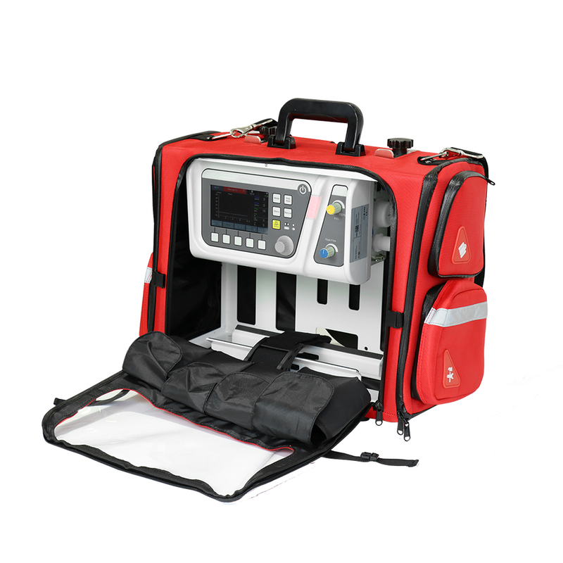 Portable ICU Ventilator Easy-to-Move Medical Equipment for Emergency Transport First-Aid Ambulance Ventilators