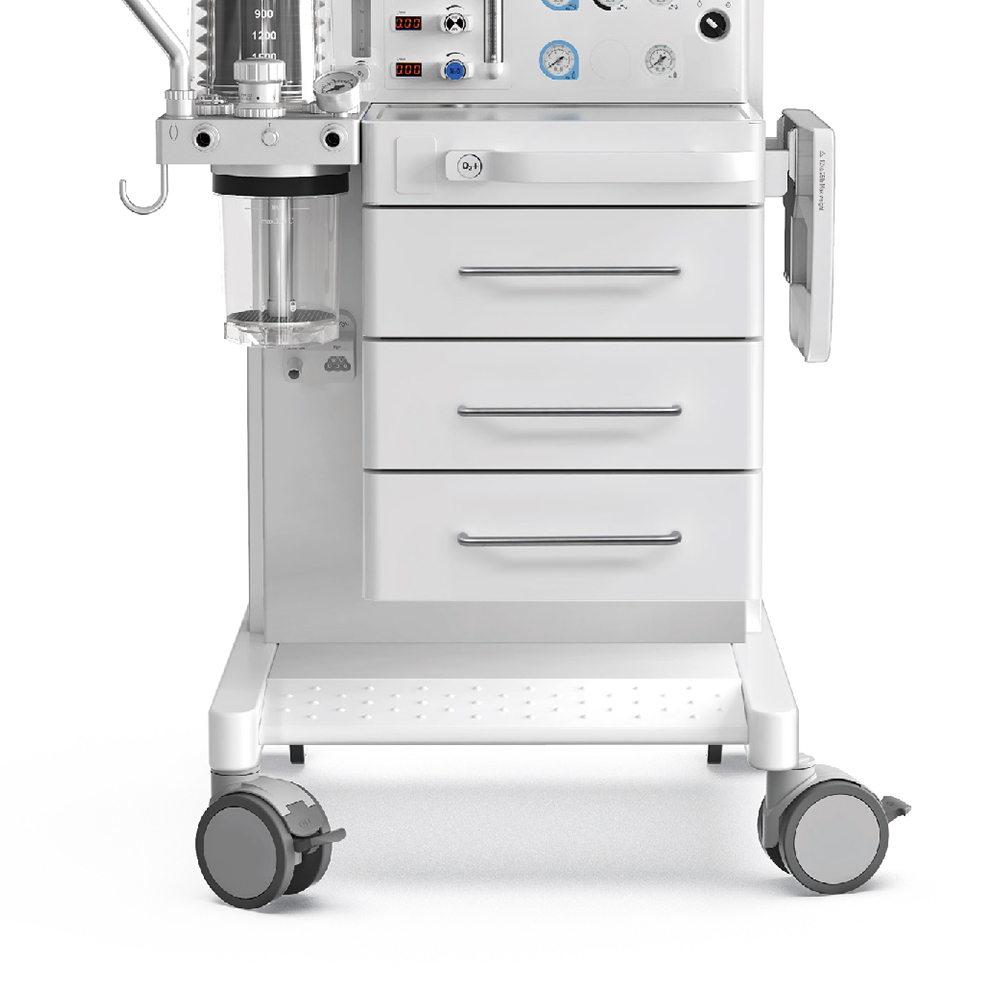 New Style Electric Metal Anesthesia Machine Essential Medical Equipment with Manual Power Source