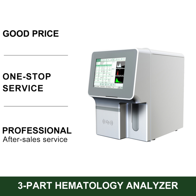 3-Part Hematology Analyzer Blood Testing Equipment Clinical Analytical Instruments for Blood Analysis System