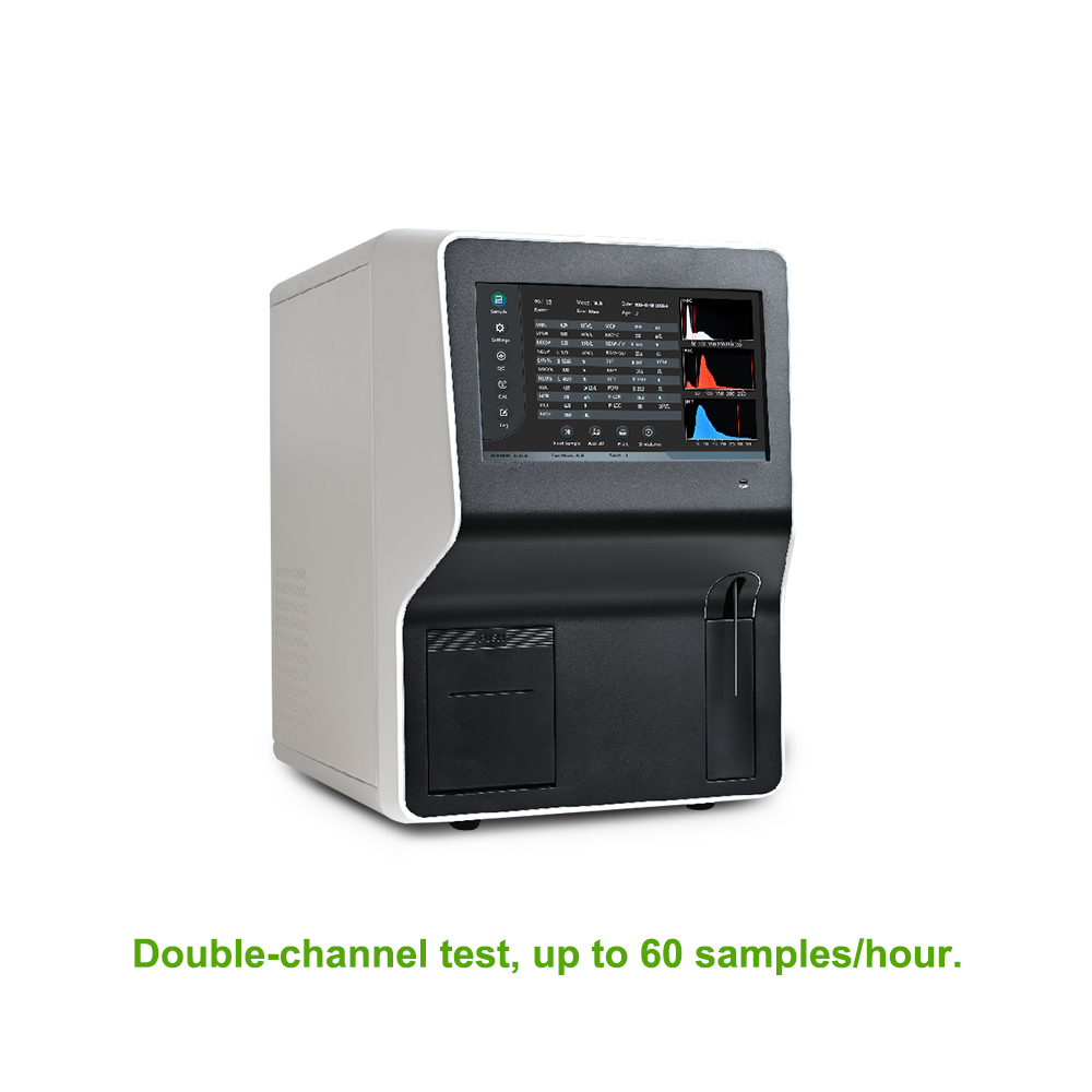 CE Auto Hematology Analyzer 3-Part Blood Analysis System Essential Clinical Analytical Instruments for Hospital Laboratories